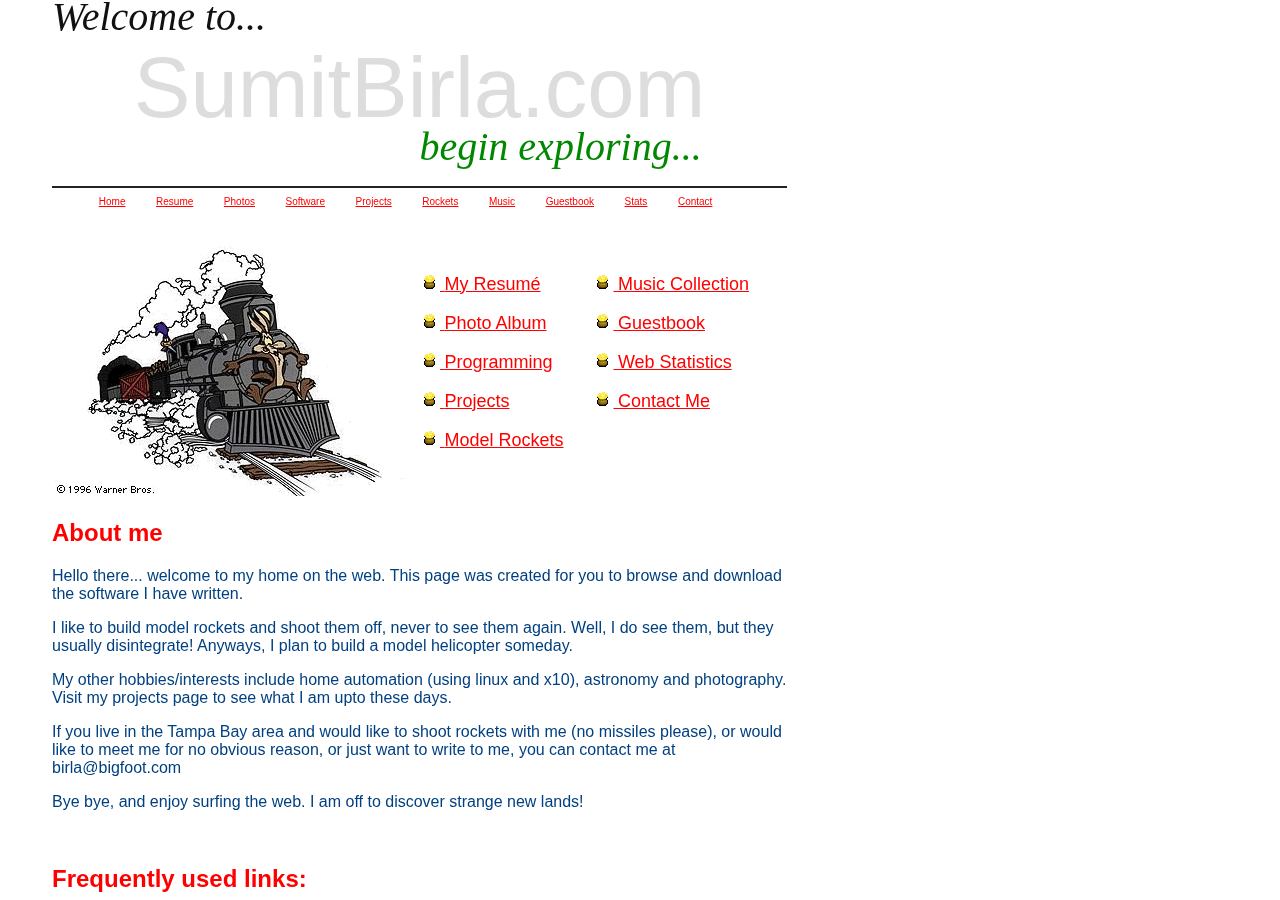 SumitBirla.com in 2000