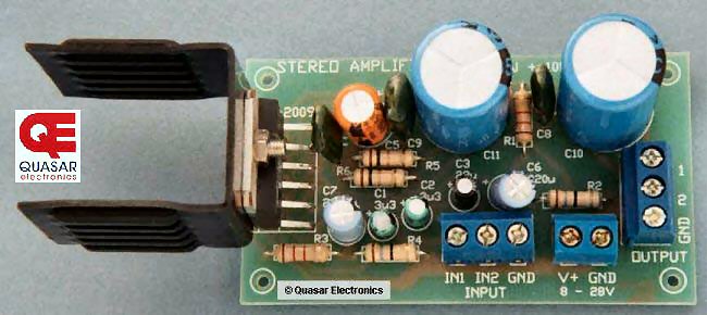 10W + 10W stereo amplifier board